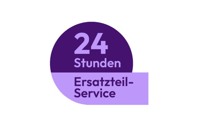 Grafik 24 Stunden Ersatzteil-Service