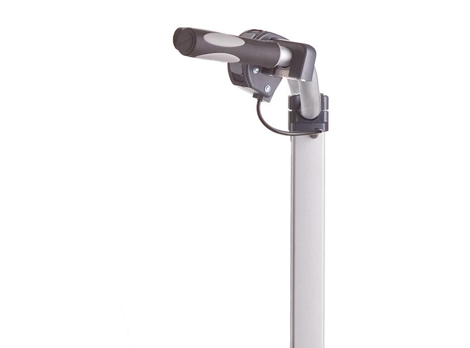 Perspektivische Ansicht eines Viamobil eco Griff mit Bedieneinheit